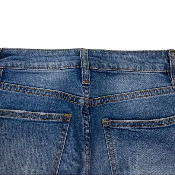 I&M Jeans Ripped High Rise Erin Relaxed Fit Size 0 Comfy Distressed Denim - Picture 7 of 9